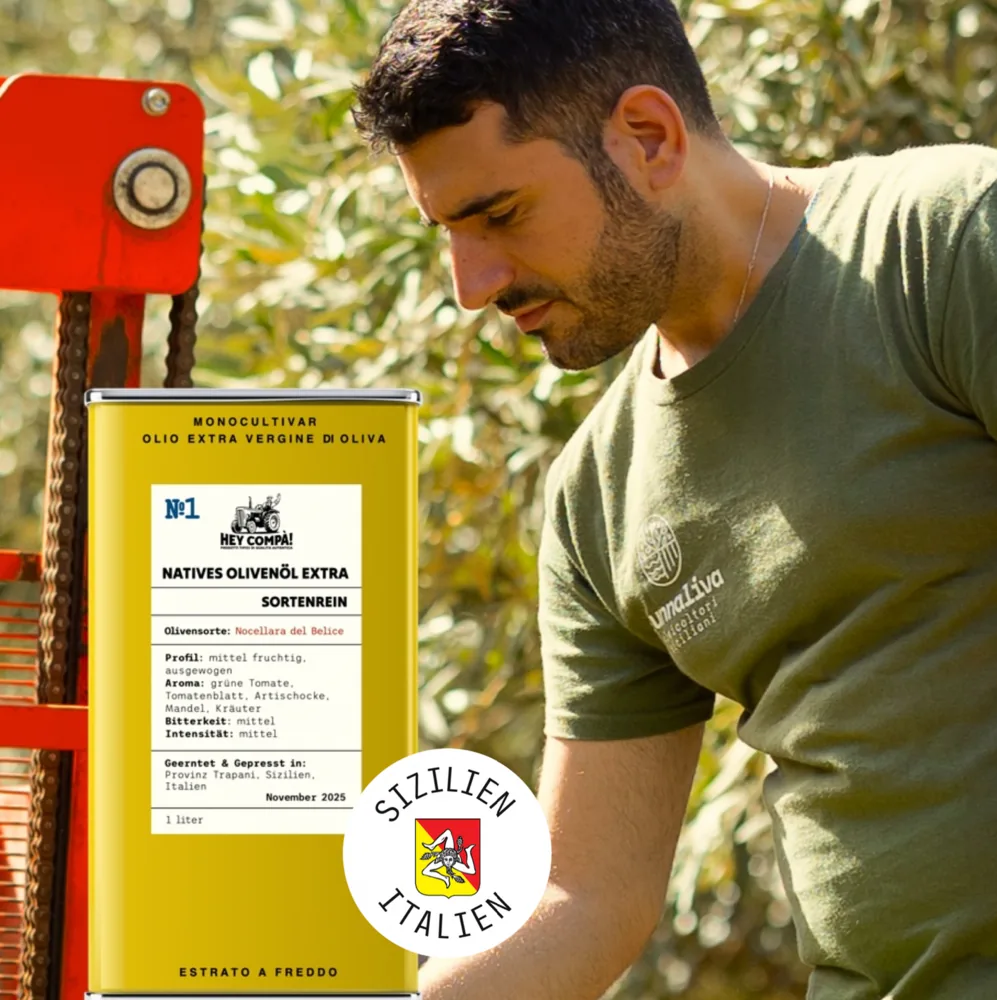 Nocellara del Belice monocultivar extra virgin olive oil, 1 L